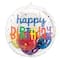 Ballon d’anniversaire englobant des ballons arc-en-ciel de 50,8 cm